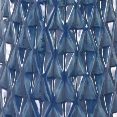 26.5" Set of Two Jameson Textured Ceramic Table Lamp Cobalt Blue - Decor Therapy 5 26.5" Set of Two Jameson Textured Ceramic Table Lamp Cobalt Blue - Decor Therapy - Image 3