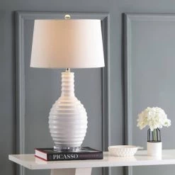 JONATHAN Y 29.5" Ceramic Dylan Table Lamp (Includes Energy Efficient Light Bulb) - JONATHAN Y Black