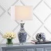 JONATHAN Y 28" Ceramic/Crystal May Table Lamp (Includes LED Light Bulb) Blue - JONATHAN Y -Loca Table Lamps Store unnamed file 1875