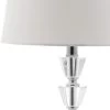 (Set of 2) 16" Harlow Tiered Crystal Lamp Clear (Includes CFL Light Bulb) - Safavieh -Loca Table Lamps Store unnamed file 1886