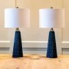 26.5" Set of Two Jameson Textured Ceramic Table Lamp Cobalt Blue - Decor Therapy 16 26.5" Set of Two Jameson Textured Ceramic Table Lamp Cobalt Blue - Decor Therapy -Loca Table Lamps Store unnamed file 189