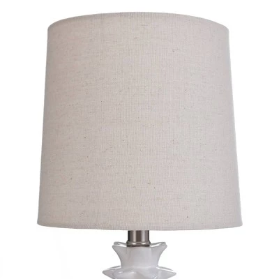 Ceramic Table Lamp White - StyleCraft 6 Ceramic Table Lamp White - StyleCraft - Image 4