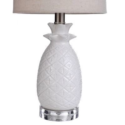Ceramic Table Lamp White - StyleCraft 7 Ceramic Table Lamp White - StyleCraft - Image 5