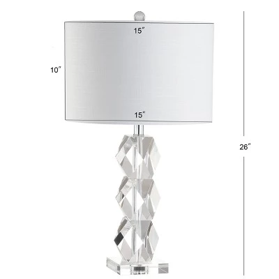 JONATHAN Y 26" Crystal Sofia Table Lamp (Includes LED Light Bulb) Clear - JONATHAN Y 5 JONATHAN Y 26" Crystal Sofia Table Lamp (Includes LED Light Bulb) Clear - JONATHAN Y - Image 3