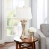 29" Meredith Weathered Finish Silverwood Table Lamp (Includes CFL Light Bulb) White - Decor Therapy -Loca Table Lamps Store unnamed file 1997