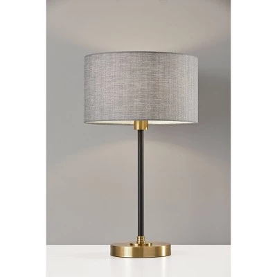 24" Bergen Collection Table Lamp Black - Adesso 3 24" Bergen Collection Table Lamp Black - Adesso