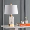 JONATHAN Y 23" Alabaster/Metal Eloise Table Lamp (Includes LED Light Bulb) White - JONATHAN Y -Loca Table Lamps Store unnamed file 2070