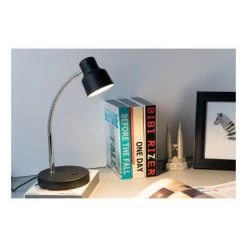 Gooseneck Track LED Table Lamp - Ore International White