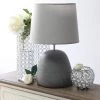 Round Concrete Table Lamp with Shade Gray - Simple Designs -Loca Table Lamps Store unnamed file 2133