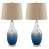 Set of 2 Johanna Table Lamps Blue/Clear - Signature Design by Ashley 5 Set of 2 Johanna Table Lamps Blue/Clear - Signature Design by Ashley -Loca Table Lamps Store unnamed file 2185