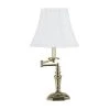 22.5" Traditional Metal Swing Arm Table Lamp Gold - Ore International -Loca Table Lamps Store unnamed file 2191