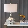 JONATHAN Y 26" Emilia Mirrored Mosaic Table Lamp (Includes LED Light Bulb) Silver - JONATHAN Y -Loca Table Lamps Store unnamed file 2193