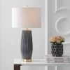 JONATHAN Y 28.5" Ceramic Roman Table Lamp (Includes LED Light Bulb) Gray - JONATHAN Y -Loca Table Lamps Store unnamed file 2196