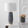 JONATHAN Y 28.5" Ceramic Roman Table Lamp (Includes LED Light Bulb) Gray - JONATHAN Y -Loca Table Lamps Store unnamed file 2197