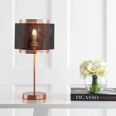 JONATHAN Y 19.7" Tribeca Metal Table Lamp (Includes LED Light Bulb) Copper - JONATHAN Y 3 JONATHAN Y 19.7" Tribeca Metal Table Lamp (Includes LED Light Bulb) Copper - JONATHAN Y