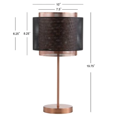 JONATHAN Y 19.7" Tribeca Metal Table Lamp (Includes LED Light Bulb) Copper - JONATHAN Y 5 JONATHAN Y 19.7" Tribeca Metal Table Lamp (Includes LED Light Bulb) Copper - JONATHAN Y - Image 3