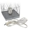 Metal Geometric Square Table Lamp Gray - Simple Designs -Loca Table Lamps Store unnamed file 2215