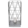 Metal Geometric Square Table Lamp Gray - Simple Designs -Loca Table Lamps Store unnamed file 2217
