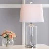 JONATHAN Y 25" Glass Walsh Table Lamp (Includes LED Light Bulb) Clear - JONATHAN Y -Loca Table Lamps Store unnamed file 2227