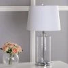 JONATHAN Y 25" Glass Walsh Table Lamp (Includes LED Light Bulb) Clear - JONATHAN Y -Loca Table Lamps Store unnamed file 2228