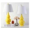 (Set of 2) 26" Cybil Double Gourd Lamp Yellow (Includes CFL Light Bulb) - Safavieh -Loca Table Lamps Store unnamed file 2244
