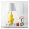 (Set of 2) 26" Cybil Double Gourd Lamp Yellow (Includes CFL Light Bulb) - Safavieh -Loca Table Lamps Store unnamed file 2245