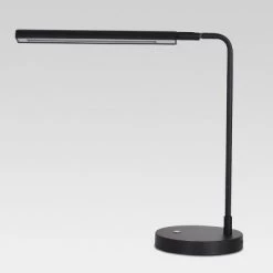 Lemke Desk Lamp (Includes LED Light Bulb) Black - Project 62™