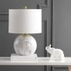 JONATHAN Y 21.5" Luna Faux Marble Resin Table Lamp (Includes LED Light Bulb) White - JONATHAN Y -Loca Table Lamps Store unnamed file 2293