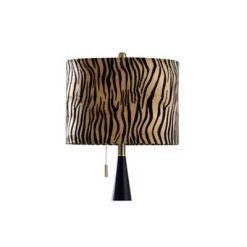 Jack Modern Painted Accent Table Lamp with Fabric Shade Tan - StyleCraft