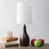 1 Light Restoration Tear Drop Table Lamp Espresso Brown - Simple Designs -Loca Table Lamps Store unnamed file 2317