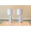 26" Set of Two Jameson Textured Ceramic Table Lamp White - Decor Therapy -Loca Table Lamps Store unnamed file 233