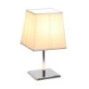 Mini Table Lamp with Squared Empire Fabric Shade White - Simple Designs -Loca Table Lamps Store unnamed file 2350