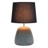 Round Concrete Table Lamp with Shade Black - Simple Designs -Loca Table Lamps Store unnamed file 2366