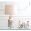 JONATHAN Y 23" Ceramic Webb Table Lamp (Includes LED Light Bulb) Gray - JONATHAN Y -Loca Table Lamps Store unnamed file 2379