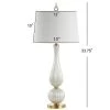 JONATHAN Y 33.75" Glass Gillian Table Lamp (Includes LED Light Bulb) White - JONATHAN Y -Loca Table Lamps Store unnamed file 2400