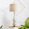 JONATHAN Y 33.75" Glass Gillian Table Lamp (Includes LED Light Bulb) White - JONATHAN Y -Loca Table Lamps Store unnamed file 2401