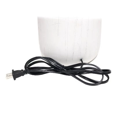 Rustic Deer Buck Nature Printed Ceramic Accent Table Lamp with Fabric Shade White - Simple Designs 8 Rustic Deer Buck Nature Printed Ceramic Accent Table Lamp with Fabric Shade White - Simple Designs - Image 6