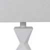 20.5" Knox Stacked Diamond Tale Lamp Satin White - Decor Therapy -Loca Table Lamps Store unnamed file 2426