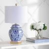 JONATHAN Y 25" Ceramic/Metal Gretchen Ginger Jar Table Lamp (Includes LED Light Bulb) Blue - JONATHAN Y 6 JONATHAN Y 25" Ceramic/Metal Gretchen Ginger Jar Table Lamp (Includes LED Light Bulb) Blue - JONATHAN Y -Loca Table Lamps Store unnamed file 2467