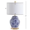 JONATHAN Y 25" Ceramic/Metal Gretchen Ginger Jar Table Lamp (Includes LED Light Bulb) Blue - JONATHAN Y 7 JONATHAN Y 25" Ceramic/Metal Gretchen Ginger Jar Table Lamp (Includes LED Light Bulb) Blue - JONATHAN Y -Loca Table Lamps Store unnamed file 2468
