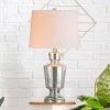 JONATHAN Y 26.5" Glass Olivia Table Lamp (Includes LED Light Bulb) Silver - JONATHAN Y -Loca Table Lamps Store unnamed file 2482