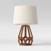 Large Wood Geo Assembled Table Lamp - Threshold™ -Loca Table Lamps Store unnamed file 249