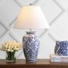 JONATHAN Y 26.25" Ceramic Juliana Chinoiserie Table Lamp (Includes LED Light Bulb) Blue - JONATHAN Y -Loca Table Lamps Store unnamed file 2504