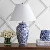 JONATHAN Y 26.25" Ceramic Juliana Chinoiserie Table Lamp (Includes LED Light Bulb) Blue - JONATHAN Y -Loca Table Lamps Store unnamed file 2505
