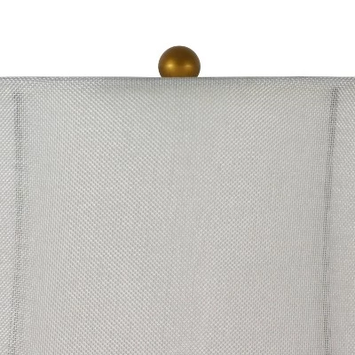 21" Strapped Steel Ball Table Lamp Antique Gold - Decor Therapy 7 21" Strapped Steel Ball Table Lamp Antique Gold - Decor Therapy - Image 5