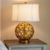 21" Strapped Steel Ball Table Lamp Antique Gold - Decor Therapy 19 21" Strapped Steel Ball Table Lamp Antique Gold - Decor Therapy -Loca Table Lamps Store unnamed file 2539