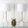 JONATHAN Y 30" (Set of 2) Dawson Marble/Crystal Table Lamp (Includes LED Light Bulb) White - JONATHAN Y -Loca Table Lamps Store unnamed file 2545