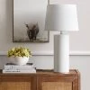 Large Ceramic LED Lamp Base White (Includes Energy Efficient Light Bulb) - Threshold™ -Loca Table Lamps Store unnamed file 256