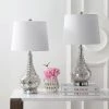 JONATHAN Y 25.5" (Set of 2) Darren Glass Table Lamp (Includes LED Light Bulb) Silver - JONATHAN Y -Loca Table Lamps Store unnamed file 2560