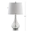 JONATHAN Y 25.5" (Set of 2) Darren Glass Table Lamp (Includes LED Light Bulb) Silver - JONATHAN Y -Loca Table Lamps Store unnamed file 2561